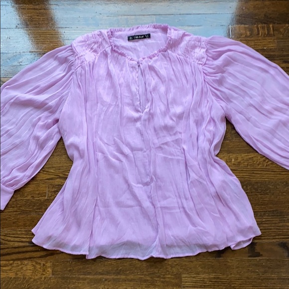 Zara Purple Blouse - Picture 3 of 13